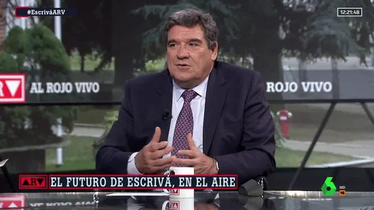 El ministro Escrivá, en Al Rojo Vivo El ministro Escrivá, en Al Rojo Vivo