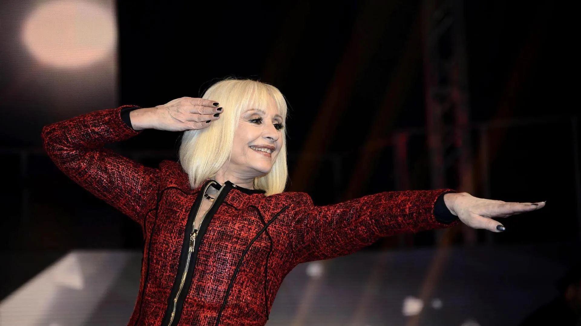 La cantante italiana Raffaella Carrà