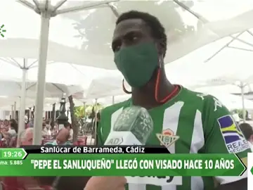La habilidad de &#39;Pepe el sanluqueño&#39;, el senegalés que sabe euskera e imita a la perfección los acentos andaluces