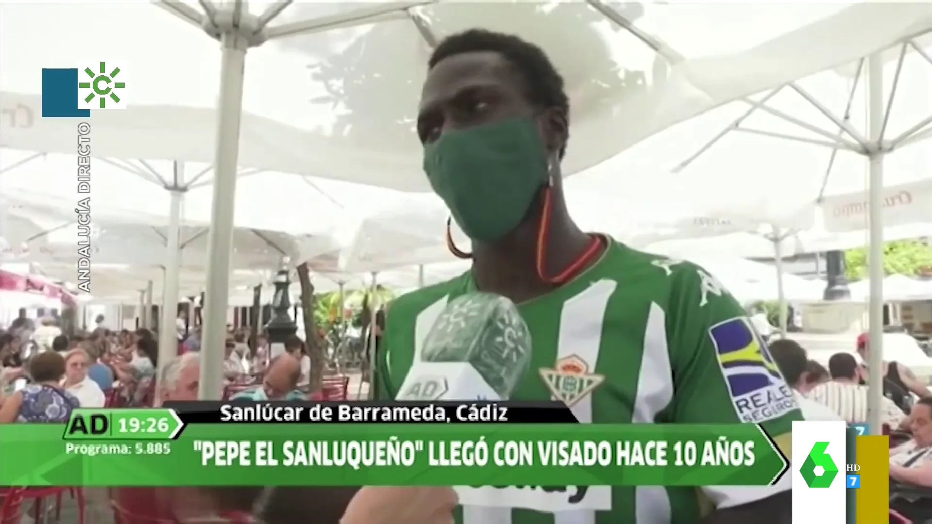 La habilidad de 'Pepe el sanluqueño', el senegalés que sabe euskera e imita a la perfección los acentos andaluces