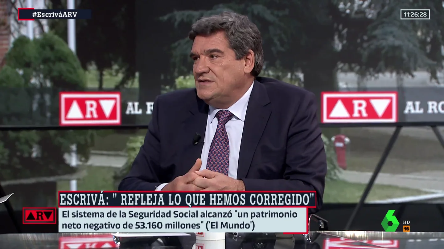 El ministro Escrivá en Al Rojo Vivo El ministro Escrivá en Al Rojo Vivo