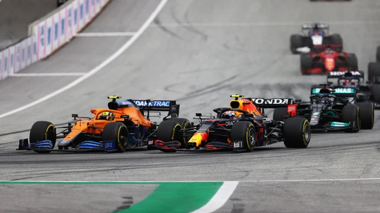 Lando Norris y Sergio Pérez Lando Norris y Sergio Pérez