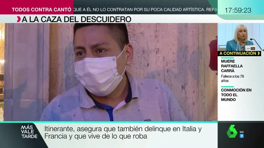 Mike, el descuidero más activo de Madrid Mike, el descuidero más activo de Madrid