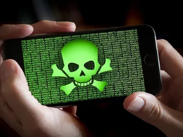 Teléfono con malware Teléfono con malware