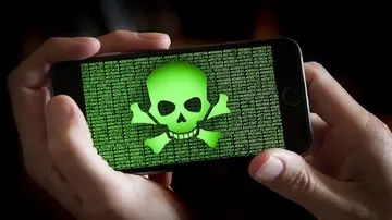 Teléfono con malware Teléfono con malware