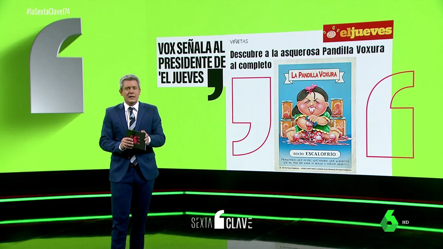 Rodrigo Blázquez 'estalla' contra el tuit de Vox sobre El Jueves: "Está muy cerca de incitar a la violencia" Rodrigo Blázquez 'estalla' contra el tuit de Vox sobre El Jueves: "Está muy cerca de incitar a la violencia"
