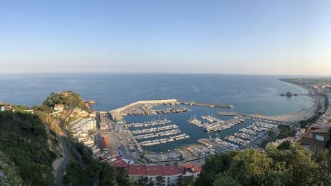 Panorámica del puerto de Blanes