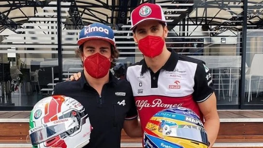 Alonso y Giovinazzi Alonso y Giovinazzi