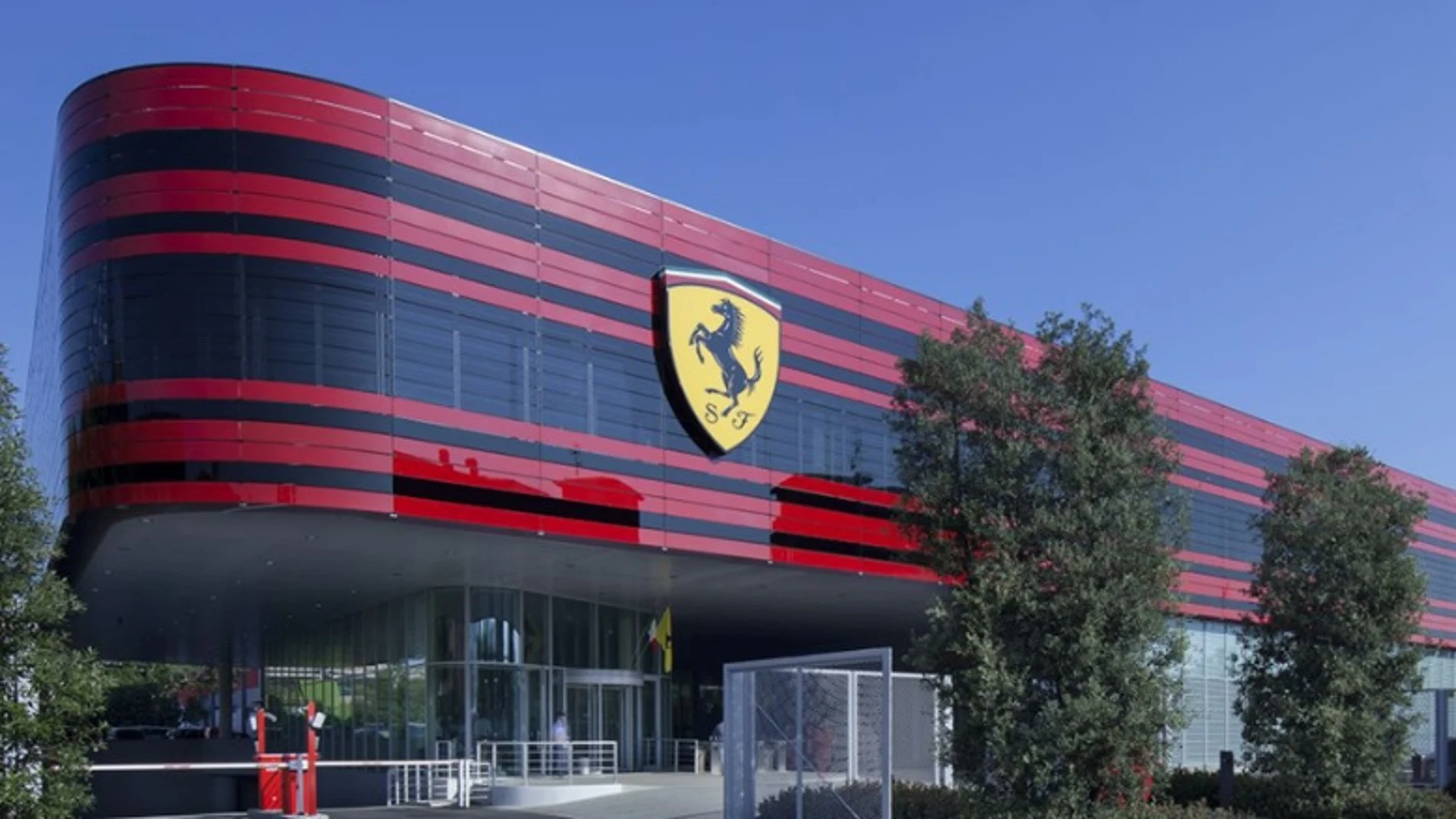 El edificio del nuevo simulador de Ferrari