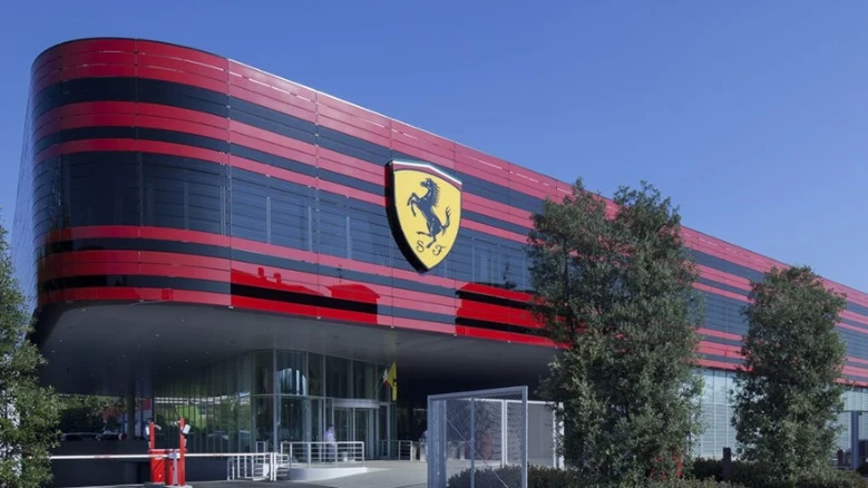 El edificio del nuevo simulador de Ferrari