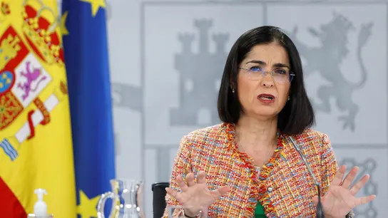 La ministra de Sanidad, Carolina Darias, ofrece una rueda de prensa tras la reunión del Consejo Interterritorial del Sistema Nacional de Salud La ministra de Sanidad, Carolina Darias, ofrece una rueda de prensa tras la reunión del Consejo Interterritorial del Sistema Nacional de Salud