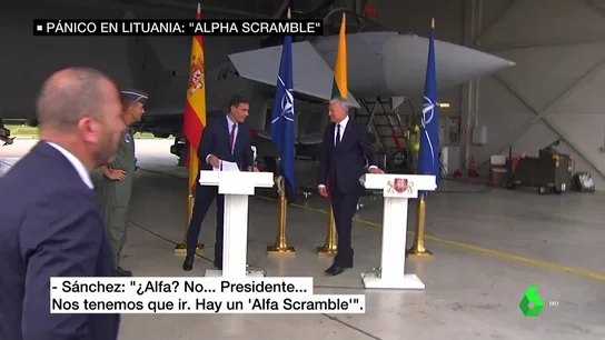 Sánchez en Lituania Sánchez en Lituania