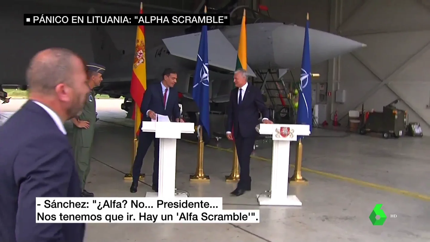 Sánchez en Lituania Sánchez en Lituania