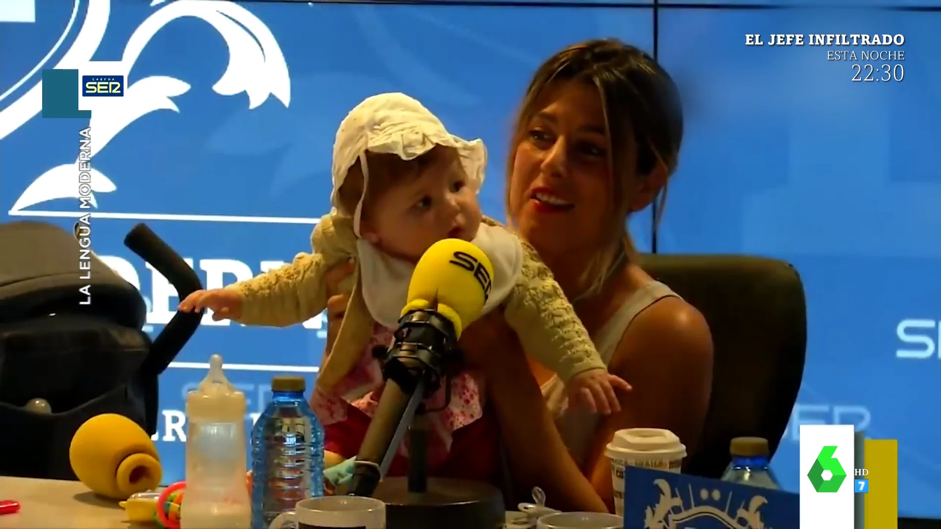 El entrañable vídeo de Valeria Ros con su hija Federica que enamora a Santiago Segura: "Se me cae la baba con esos mofletes"