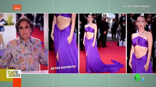 La decepción de Josie con el impactante vestido morado de Ester Expósito en Cannes La decepción de Josie con el impactante vestido morado de Ester Expósito en Cannes