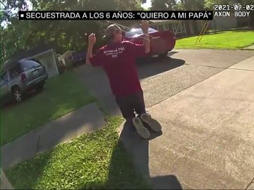 Momento de la detención del secuestrador