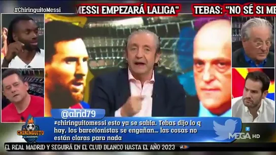 Pedrerol: "Con Messi gana la Liga y el Madrid" Pedrerol: "Con Messi gana la Liga y el Madrid"