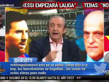 Pedrerol: "Con Messi gana la Liga y el Madrid"