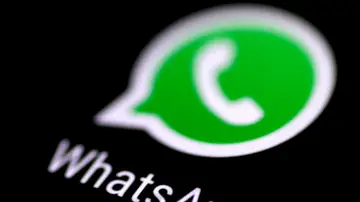 El logo de la app de mensajería instantánea WhatsApp El logo de la app de mensajería instantánea WhatsApp