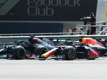 Hamilton y Verstappen
