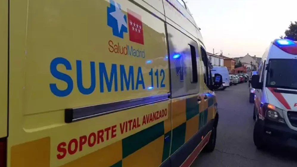 Imagen de una ambulancia del SUMMA 112