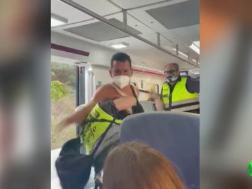pelea tren