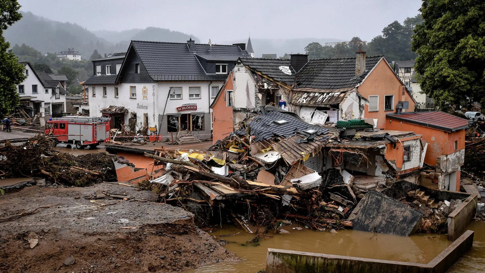 Daños tras las inundaciones en Alemania