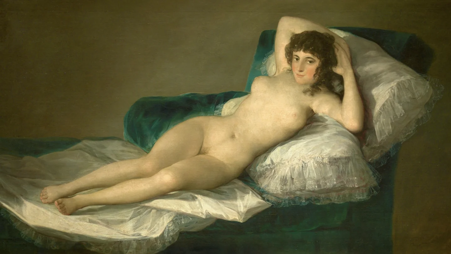 Retrato de la 'maja desnuda', de el Museo del Prado Maja desnuda