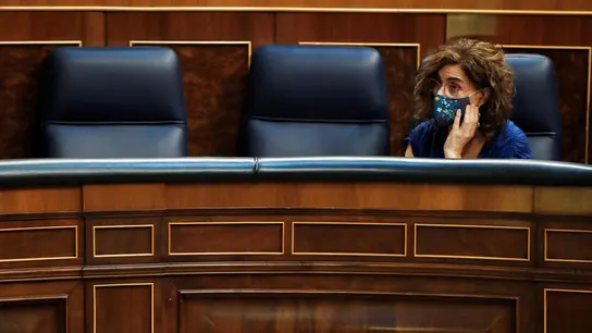La ministra de Hacienda, María Jesús Montero La ministra de Hacienda, María Jesús Montero