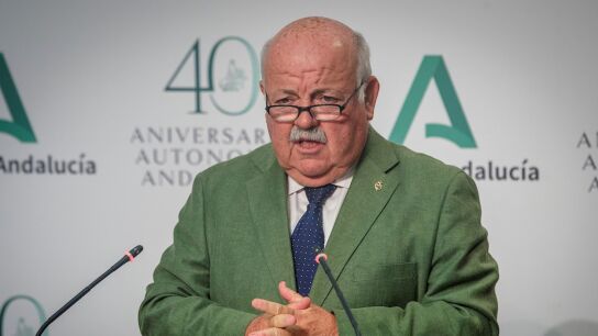 Jes&uacute;s Aguirre, consejero de Salud y Familia de Andaluc&iacute;a