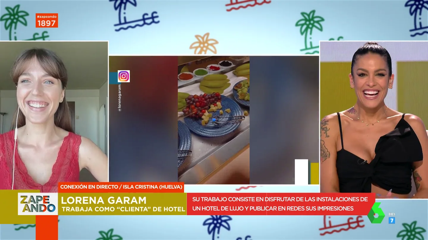 Ser cliente de un hotel todo el verano cobrando 4.000 euros: así es el trabajo de la influencer Lorena Garam en Huelva Ser cliente de un hotel todo el verano cobrando 4.000 euros: así es el trabajo de la influencer Lorena Garam en Huelva