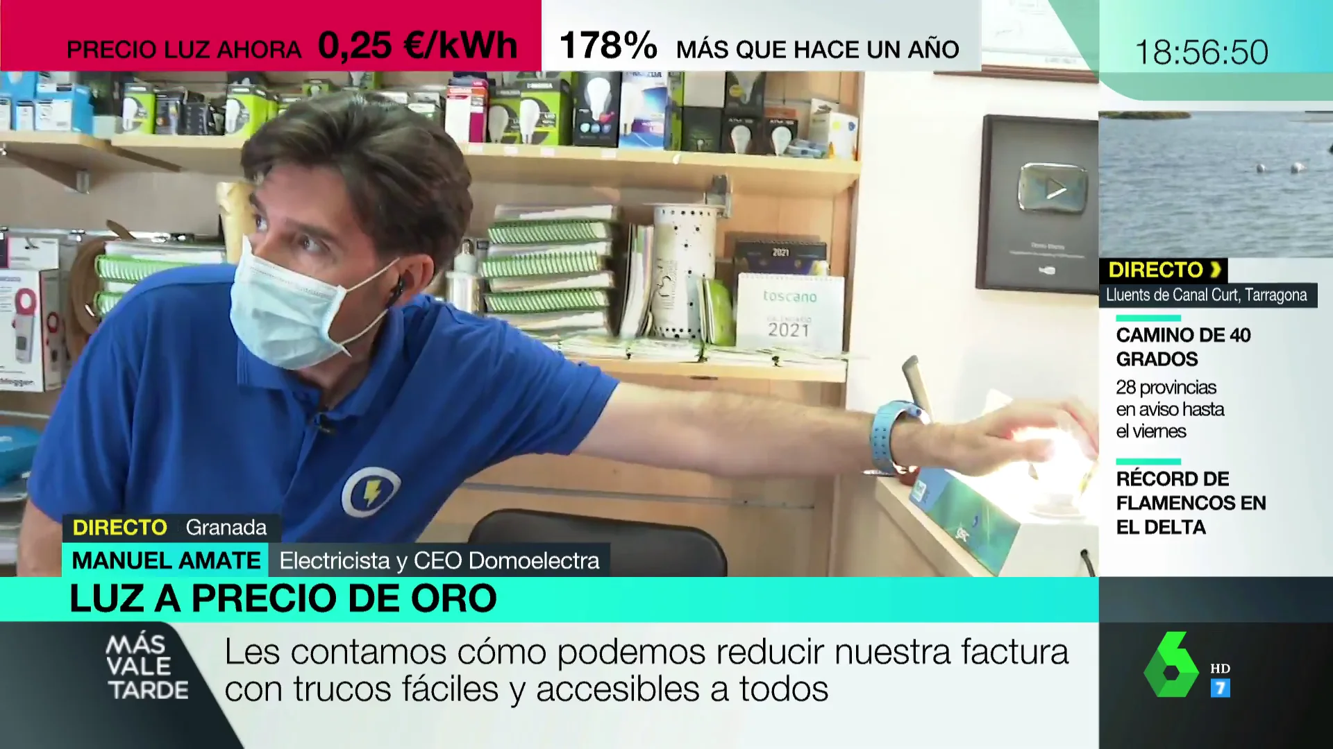 ¿Ventilador o aire acondicionado? Trucos de un electricista para ahorrar en la factura de la luz en días de calor