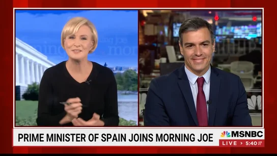La entrevista viral de Pedro Sánchez en 'Morning Joe' en EEUU La entrevista viral de Pedro Sánchez en 'Morning Joe' en EEUU