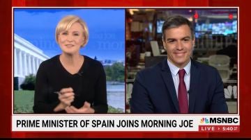 La entrevista viral de Pedro Sánchez en 'Morning Joe' en EEUU