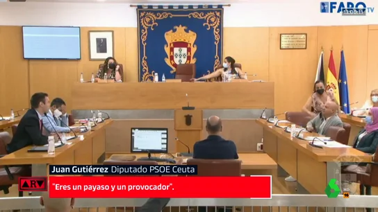 Bronca Pleno de Ceuta ARV