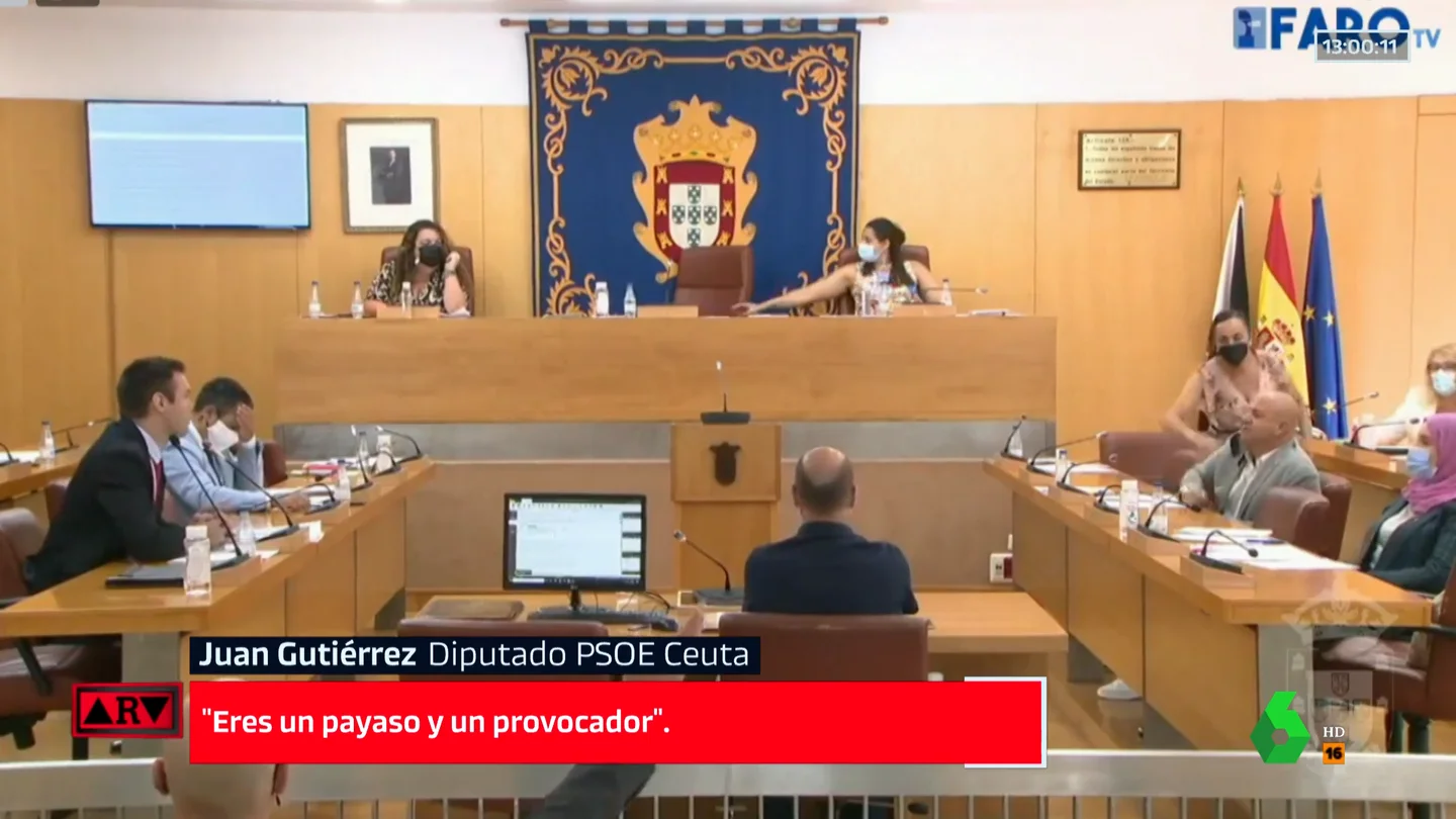 Bronca Pleno de Ceuta ARV