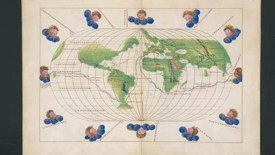 Uno de los 15 mapas que recoge el atlas recuperado. Uno de los 15 mapas que recoge el atlas recuperado.