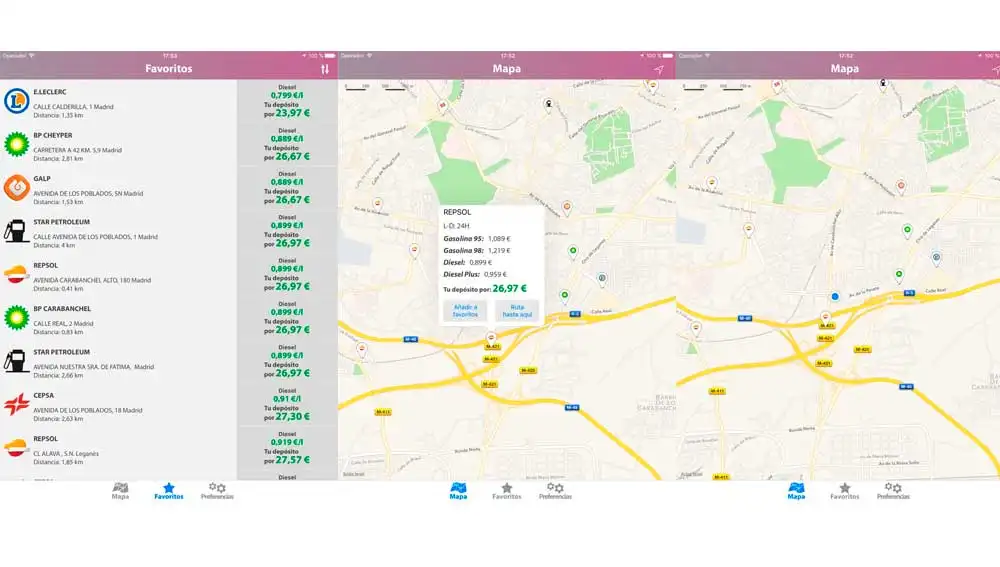 GasofApp la aplicación de encontrar gasolineras en iOS