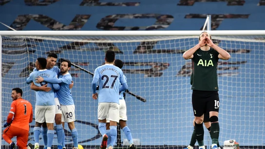 Kane, ante el Manchester City Kane, ante el Manchester City