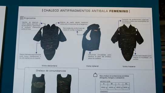 Los detalles del nuevo chaleco antibalas femenino Los detalles del nuevo chaleco antibalas femenino