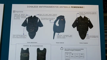 Los detalles del nuevo chaleco antibalas femenino