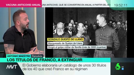 Antonio Maestre en M&aacute;s Vale Tarde
