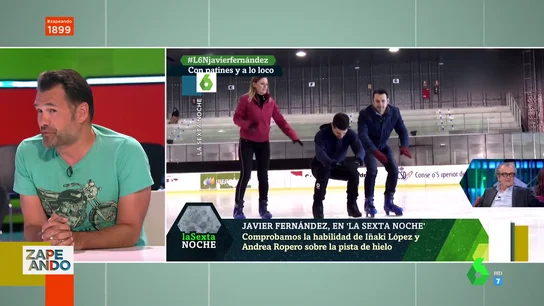 Desde el halago de Will Smith hasta el día que patinó con Javier Fernández: los mejores momentos de Iñaki López en laSexta Noche Desde el halago de Will Smith hasta el día que patinó con Javier Fernández: los mejores momentos de Iñaki López en laSexta Noche