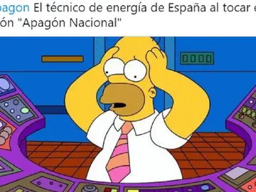 Imagen de un meme del apagón en España