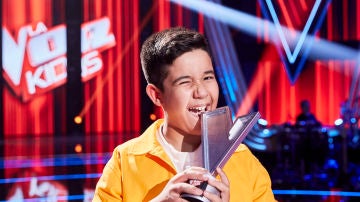 Levi Díaz, ganador de la segunda edición de La Voz Kids