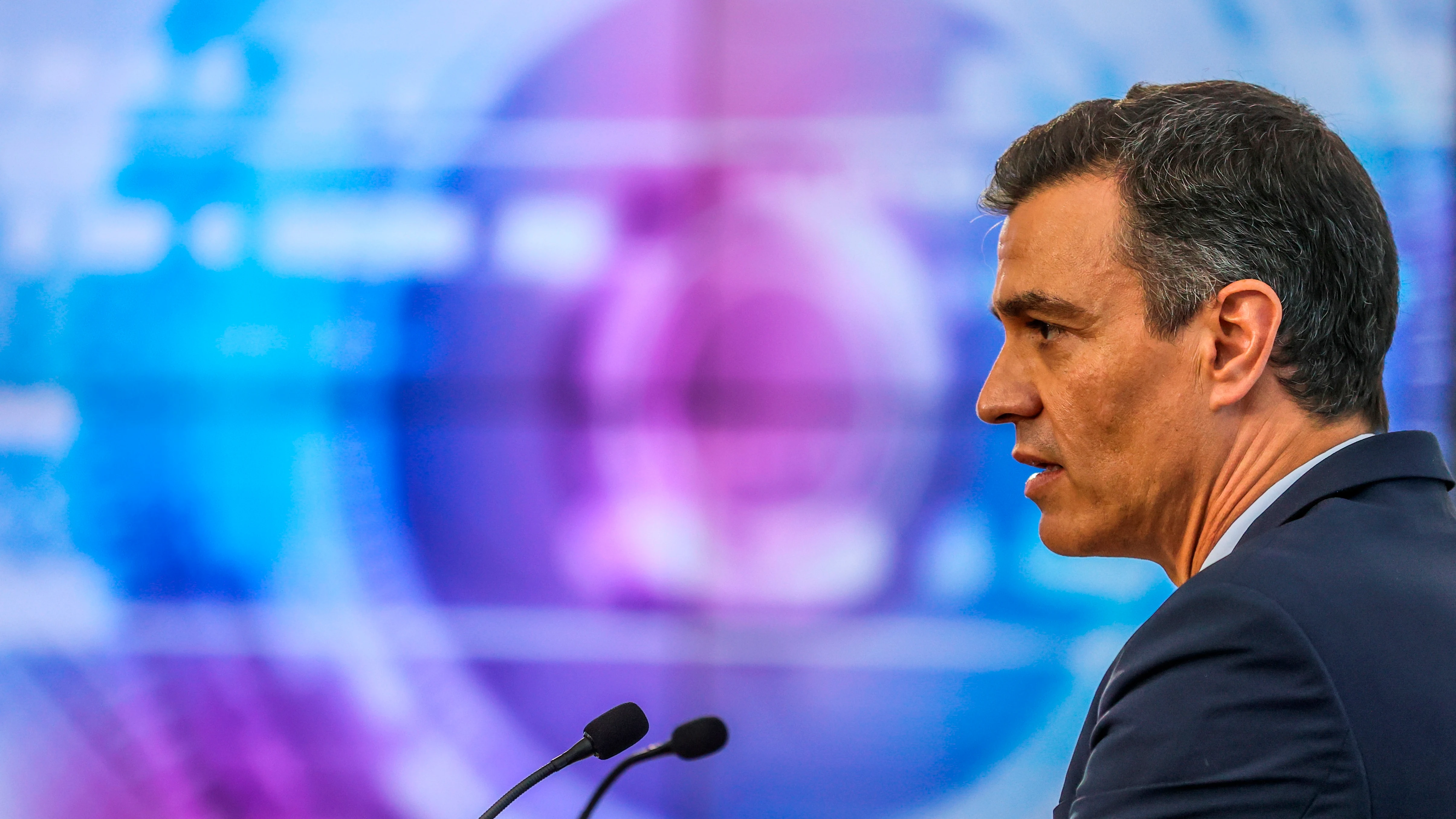 El presidente del Gobierno, Pedro Sánchez