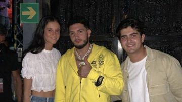 Omar Montes, Victoria Federica y su novio, el dj Jorge Bárcenas.