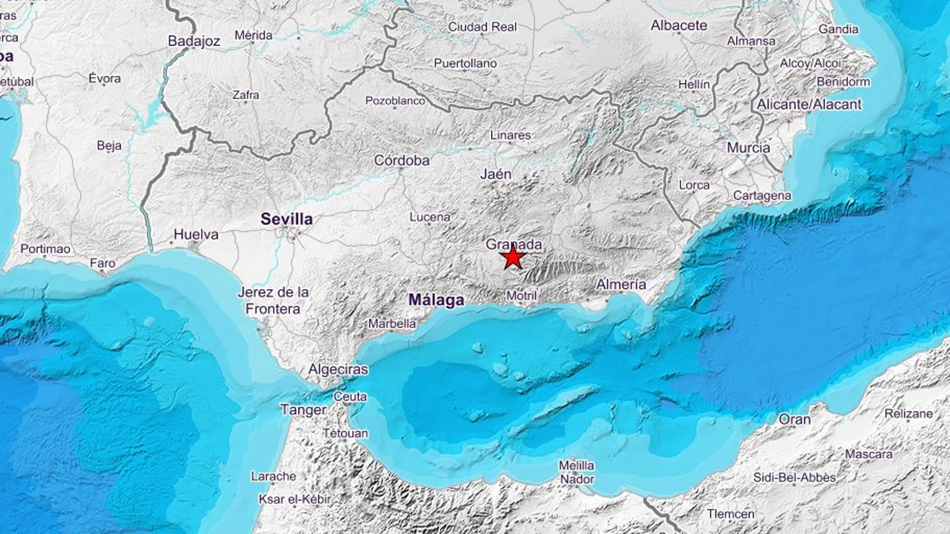 Nuevo terremoto en Granada: un sismo de magnitud 2,6 a ras de suelo sacude la ciudad