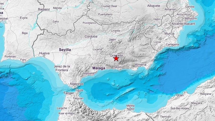 Nuevo terremoto en Granada: un sismo de magnitud 2,6 a ras de suelo sacude la ciudad Nuevo terremoto en Granada: un sismo de magnitud 2,6 a ras de suelo sacude la ciudad