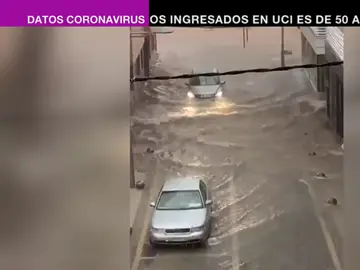 Un inusual temporal deja lluvias torrenciales e inundaciones en diversos puntos de Murcia y la Comunidad Valenciana
